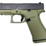 Glock G43x 9mm Luger (9x19 Para) 3.6 Barrel 10 Rounds Od Green/black