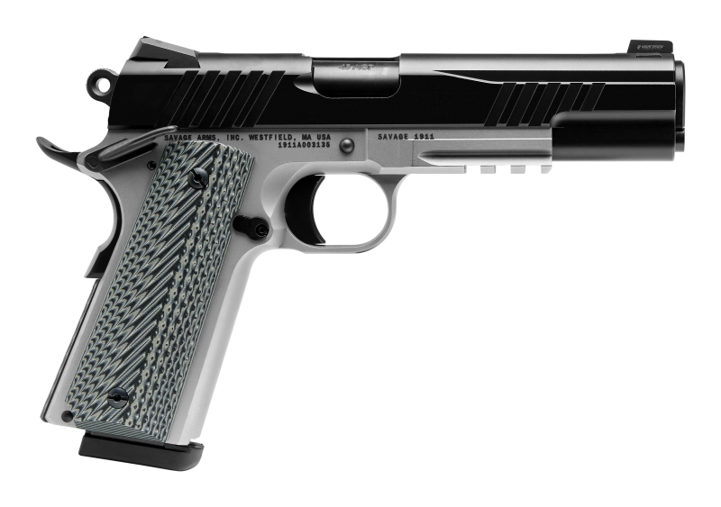 Savage 1911 Government Black / Silver .45 ACP 5" Barrel 8-Rounds