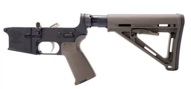 Anderson Manufacturing AM-15 Complete Lower OD Green