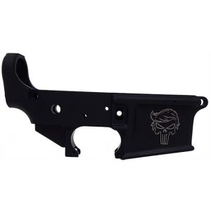 Anderson Manufacturing Lower Receiver Stripped Trump Punisher Logo for AR-15