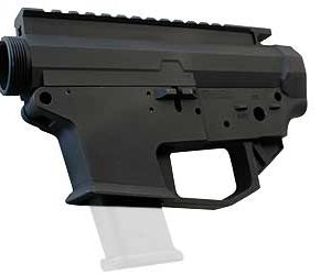 Angstadt Arms 0940 Lower/Upper Receiver Set Semi-automatic Matte Black