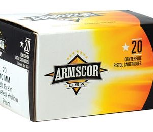 Armscor Ammunition 10MM 20rds 180gr JHP