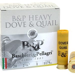 B&P Dove & Quail 20 GA #8 Shot 1oz 25-Rounds 2.75"
