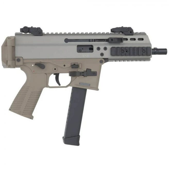 B&T APC9 Pro Coyote Tan 9mm 6.8" Barrel 33-Rounds Uses Glock & Sig Mags