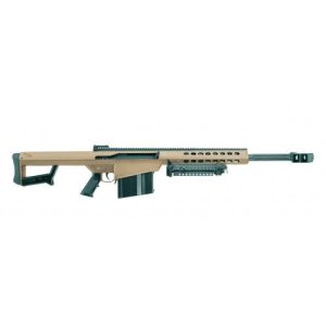 Barrett Model 82A1 Flat Dark Earth Cerakote .50 BMG 20-inch 10Rds Lightweight QD Titanium Bipod