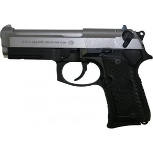 Beretta J90C9F30 92FS Compact Two-Tone Stainless/Black 9mm 4.3-inch 13Rd