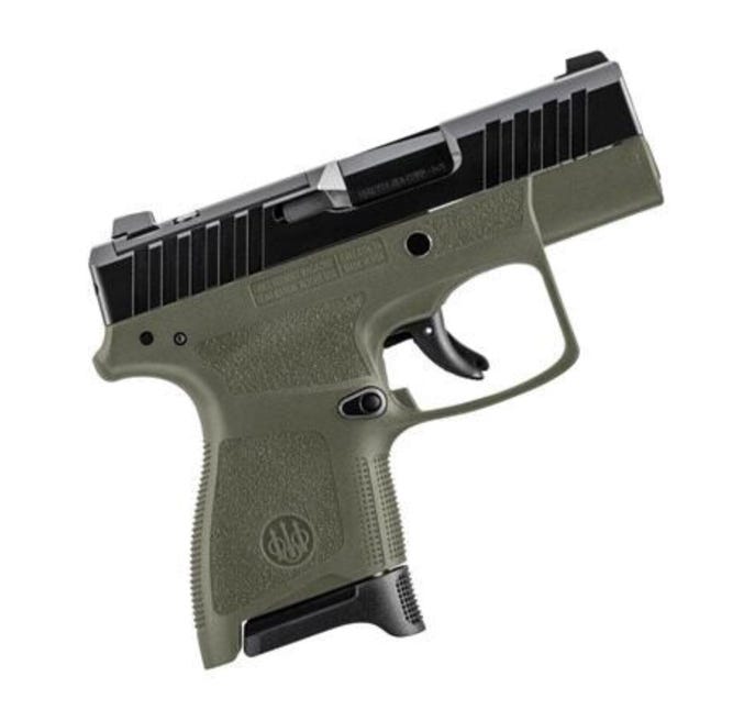 Beretta APX A1 Carry OD Green / Black 9mm 3.07" Barrel 8-Rounds