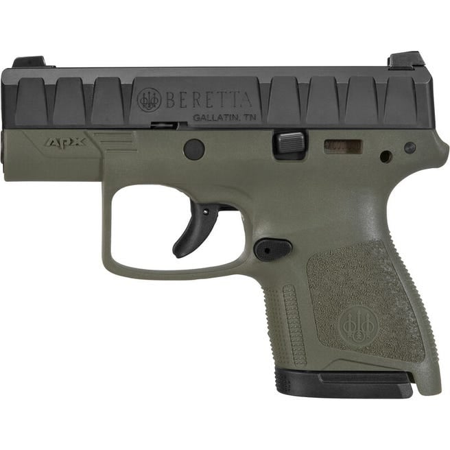 Beretta APX Carry OD Green 9mm 3" Barrel 6-Rounds USED Beretta APX Carry OD Green 9mm 3" Barrel 6-Rounds USED - HANDGUNS - Miami Shooters Supply