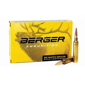 Berger Bullets Elite Hunter Brass 6mm Creedmoor 108 Grain 20-Rounds HPBT