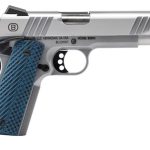 Bersa 1911 Stainless .45 ACP 5" Barrel 8-Rounds w/ Blue VZ Grips, Night Sights