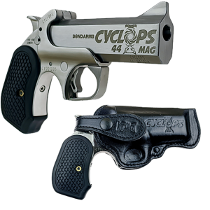 Bond Arms Cyclops Stainless .44 Mag 4.25" Barrel 1-Rounds w/ Holster