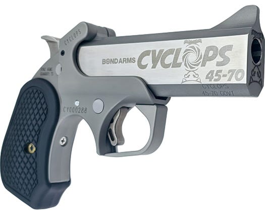 Bond Arms Cyclops Stainless .45-70 4.25" Barrel 1-Round With Holster
