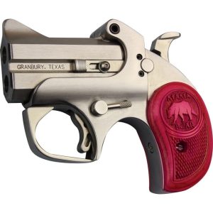 Bond Arms Mama Bear Stainless/Pink 9mm 2.5" Barrel 2-Rounds