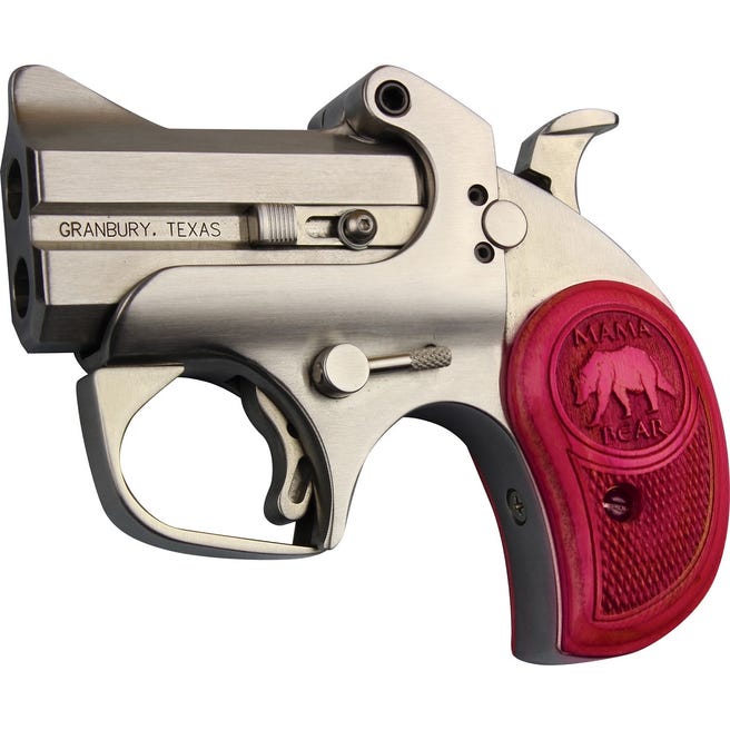 Bond Arms Mama Bear Stainless/Pink 9mm 2.5" Barrel 2-Rounds