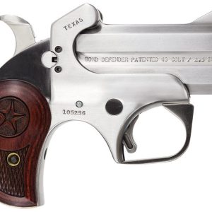 Bond Arms Texas Defender Rosewood Grips .38 SPL 3" 2-Rounds with Crossbolt Safety
