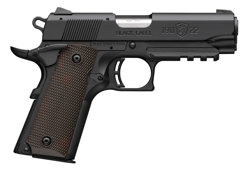 Browning 1911-22 A1 .22 LR 3.625" Barrel 10-Rounds w/ Pic Rail