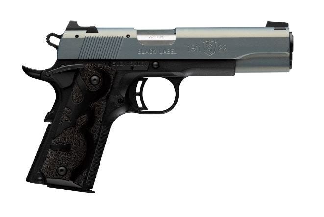 Browning 1911-22 Black Label Northern Lights .22 LR 4.25" Barrel 10-Rounds