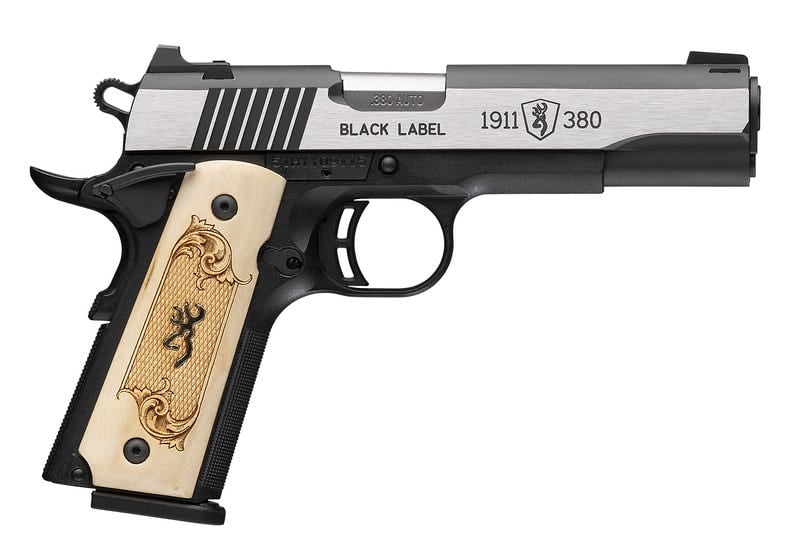 Browning 1911-380 Black Label Medallion Maple / Black .380 ACP 4.25" Barrel 8-Rounds