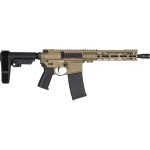 CMMG Banshee Mk4 AR-15 Pistol Tan 5.56 NATO 10.5" Barrel 30-Rounds 1/2x28 Threaded Muzzle