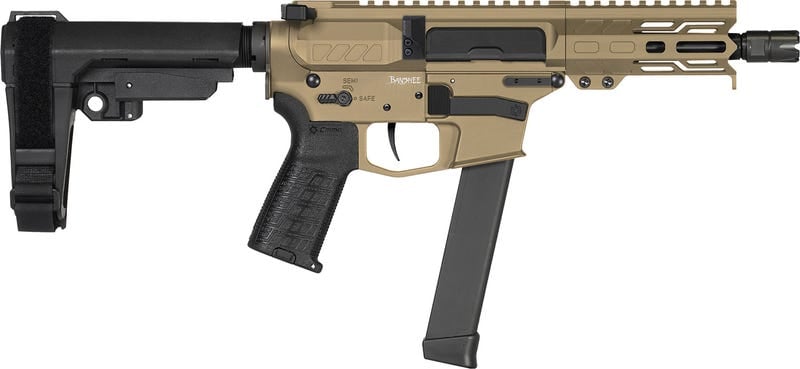 CMMG Banshee MKGS Coyote Tan 9mm 5" Barrel 33-Rounds