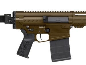 CMMG Dissent MK3 Pistol Midnight Bronze 8.6 Blackout 12.5" Barrel 20-Rounds