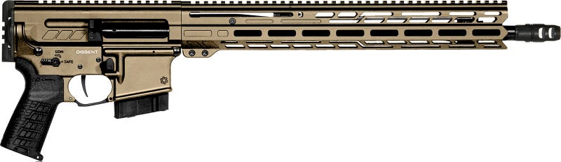 CMMG Dissent MK4 Coyote Tan .22 ARC 16.1" Barrel 10-Rounds No Stock