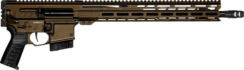 CMMG Dissent MK4 Midnight Bronze .22 ARC 16.1" Barrel 10-Rounds No Stock