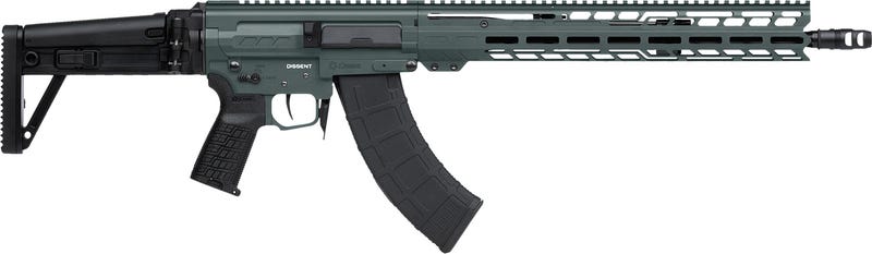 CMMG Dissent MK47 Charcoal Green 7.62 X 39 16.1" Barrel 30-Rounds