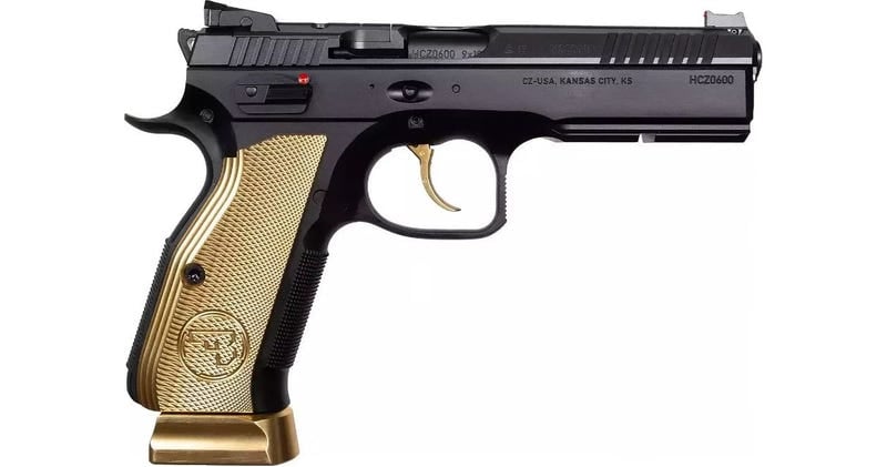 CZ Shadow 2 Gold Digger Black / Gold 9mm 5" Barrel 19-Rounds