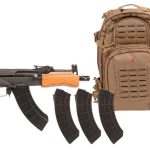 Century Arms Mini Draco Pistol 7.62 X 39 7.75" Barrel 30-Rounds w/ Tan AWS Backpack