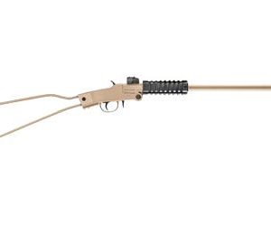 Chiappa Firearms Little Badger Single Shot Rifle 22 LR 16.5" Barrel Desert Sand Wire Stock with Shell Holder
