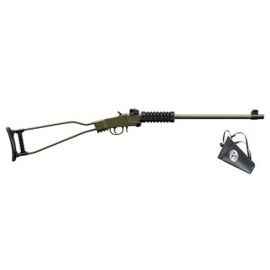 Chiappa Firearms Little Badger OD Green .22 LR 16.5" Threaded Barrel 1-Rounds