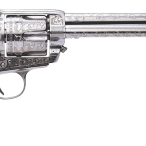 Cimarron Firearms Frontier Nickel .45 LC 7.5" Barrel 6-Rounds Teddy Roosevelt Engraving