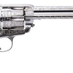 Cimarron Firearms Frontier "Teddy Roosevelt" Engraved Nickel .45 Colt 7.5" Barrel 6-Rounds