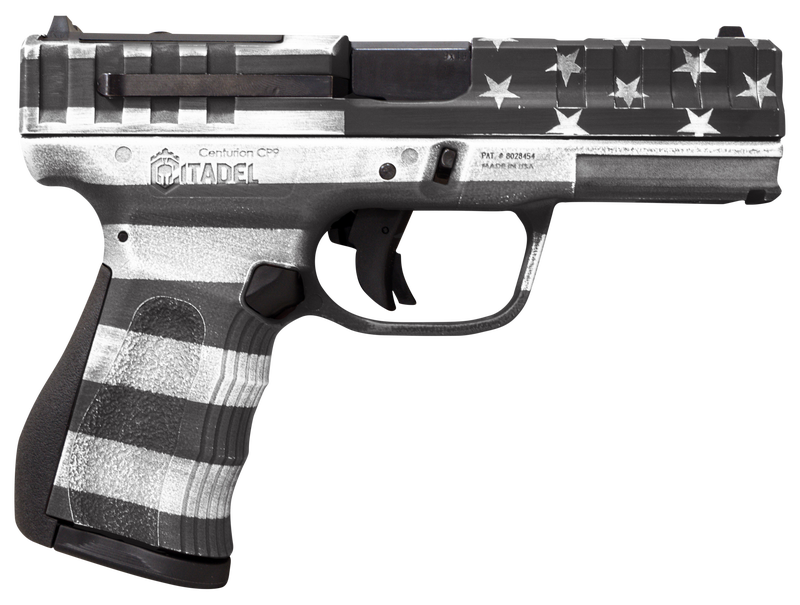 Citadel Firearms Centurion Compact American Flag 9mm 4" Barrel 14-Rounds