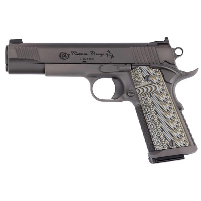 Colt Firearms 1911 Custom Carry Govt. Smoke .45 ACP 5" Barrel 8-Rounds