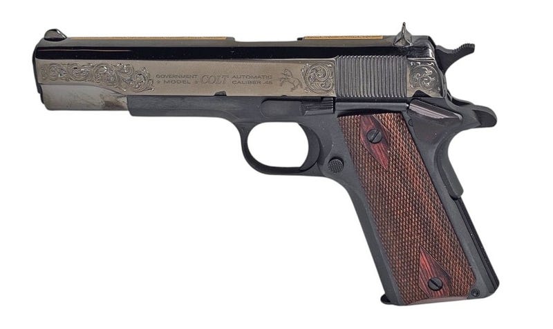 Colt Firearms 1911 Govt Black / Gold .45 ACP 5" Barrel 7-Rounds
