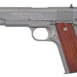 Colt Firearms Series 70 Government Stainless .45 ACP 5" Barrel 7-Rounds Wood Grips