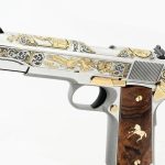 Colt Firearms 1911 Lost States Series - Gadsden Polished Stainless/24K Gold .45 ACP 5" Barrel 8-Rounds