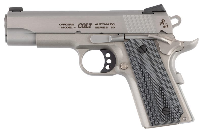 Colt Firearms Lightweight Officer Stainless .45 ACP 4.25" Barrel 7-Rounds