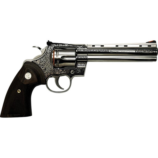 Colt Firearms Python Custom "Filligree" Stainless .357 Mag 6" Barrel 6-Rounds