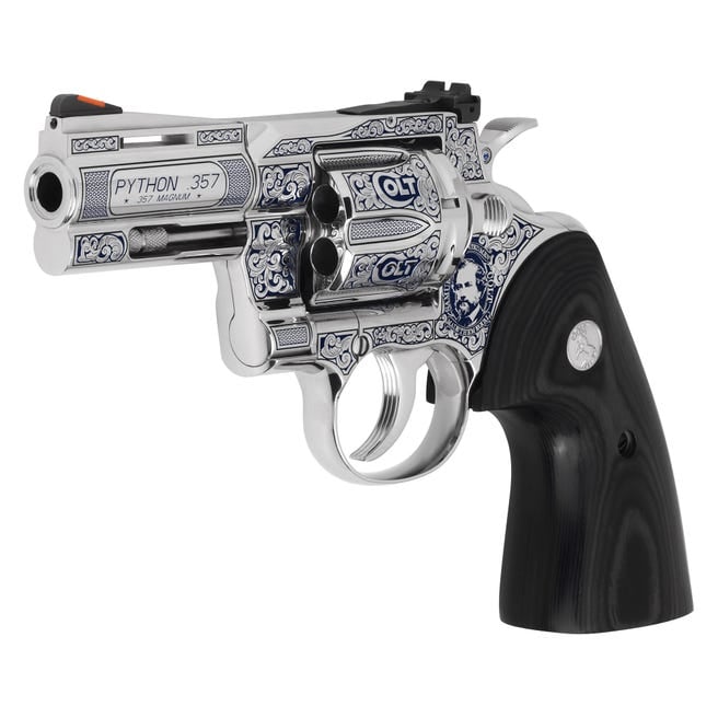 Colt Firearms Python Sapphire Engraved .357 Mag / .38 SPL 3" Barrel 6-Rounds