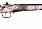 Crickett Bolt-Action Rifle Mossy Oak Pink Blaze .22LR 16in Barrel Single Shot