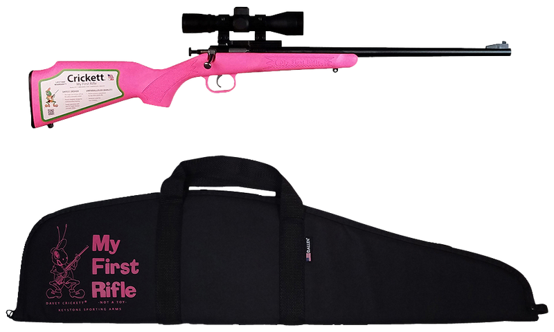 Crickett Youth Gen 2 Pink .22 LR 16.1" Barrel 1-Rounds Complete Package