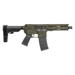 Diamondback Carbon DB15 Pistol OD Green 5.56 7" Barrel 30-Rounds