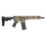 Diamondback Carbon DB15 Pistol Flat Dark Earth 5.56 10" Barrel 30-Rounds w/ SBA3