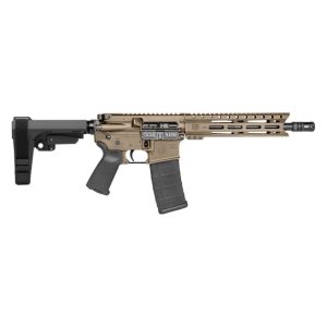 Diamondback Carbon DB15 Pistol Flat Dark Earth 5.56 10" Barrel 30-Rounds w/ SBA3