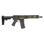 Diamondback Carbon DB15 Pistol OD Green 5.56 10" Barrel 30-Rounds w/ SBA3