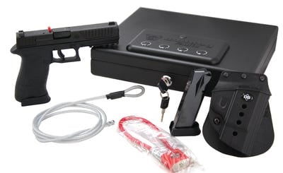 Diamondback DB9FS-KIT 9MM Safe/Holster/Magazine Black