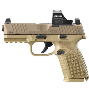 FN 509M MRD Flat Dark Earth 9mm 4" Barrel 10-Rounds w/ Holosun 407C - HANDGUNS - Miami Shooters Supply